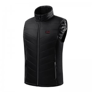 Black Heated Vest For Men - 2226M