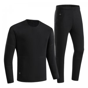 Black Heated Thermal Underwear - 2282WB