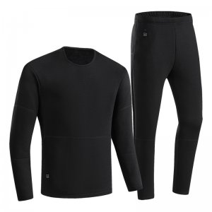 Black Heated Thermal Underwear - 2282MB